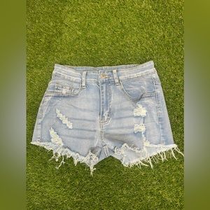 Cute distressed shorts